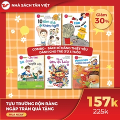 CB37 - Combo 5 cuốn Kĩ năng thiết yếu dành cho trẻ (từ 3 tuổi)