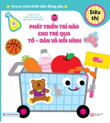 Combo 5 cuốn : Phát Triển Trí Não Qua Tô Dán Và Nối Hình ( In Đợt 2)