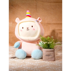 Gấu Bông Hình Con Kì Lân Màu Hồng 40cm