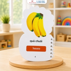 Combo 4 cuốn: Học Từ Theo Chủ Đề - Tái Bản 2026 - Song Ngữ Anh Việt - Sách cho bé tập nói