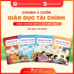 Combo 4 cuốn: Giáo dục tài chính - Từ lớp 6 đến lớp 9