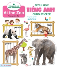 Combo 5 quyển Bé vui học Tiếng Anh cùng Sticker