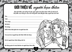 Barbie Tô Màu Khổ Lớn : Năng Động