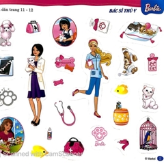 Barbie Bộ Sách Dán Hình Cuộc Sống Nhiều Niềm Vui - Tập 2 (Tái Bản)