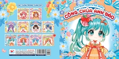 Công Chúa Anh Đào - Sách Bóc Dán Và Tô Màu