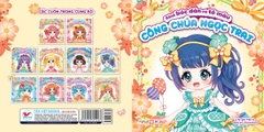 Công Chúa Ngọc Trai - Sách Bóc Dán Và Tô Màu