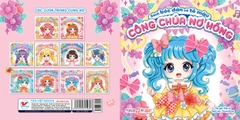 Công Chúa Nơ Hồng - Sách Bóc Dán Và Tô Màu