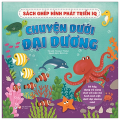 Combo 3 cuốn Ghép hình phát triển IQ: Chuyện rừng xanh, Chuyện về đại dương, Chuyện về nông trại