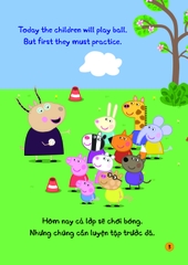 Peppa Pig - Song ngữ Anh - Việt: Cuốn 6: Play Ball!  Chơi bóng nào!
