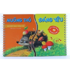 Muông Thú Đáng Yêu - Học Từ Vựng Tiếng Anh Qua Hình Ảnh Dễ Thương - Nhà Ghép Tranh Thông Thái