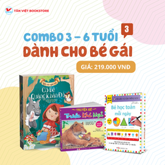 Combo: Dành Cho Bé Gái Từ 3 -6 Tuổi