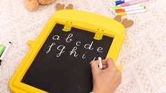 Bảng Vẽ Nam Châm 2 Mặt Cho Bé - (24 Chi Tiết) - Tặng Kèm Phấn, Bút, Bảng Sticker Chữ Số Nam Châm