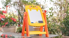 Bảng Vẽ Nam Châm 2 Mặt Cho Bé - (24 Chi Tiết) - Tặng Kèm Phấn, Bút, Bảng Sticker Chữ Số Nam Châm