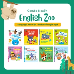 Combo 8 cuốn English Zoo - Song Ngữ Anh Việt