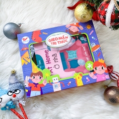 Hộp Gieo Mầm Tri Thức - Tương Tác Mầm Non Song Ngữ (4 Cuốn)
