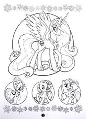 My Little Pony Jumbo - Tô Màu Và Các Trò Chơi - Chủ đề Giáng Sinh - Tập 3 (Tái Bản)