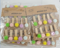 SET 10 TÚI Kẹp Gỗ Các Hình