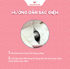 Thỏ bông kể chuyện - Loại nhỏ nằm ngang - Size 25cm - Món quà trí tuệ cho bé