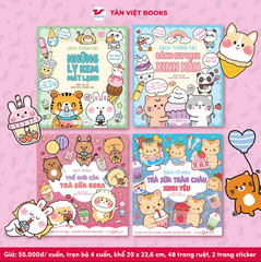 Sách Tương Tác Trà Sữa Boba: Bánh Cupcake Xinh Xắn - Phát Triển Đa Giác Quan