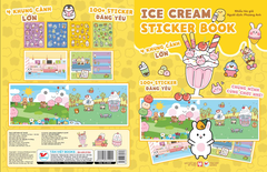 Sách Sticker Khổ Lớn: Ice Cream Sticker Book