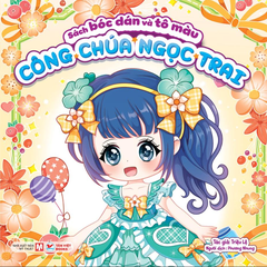 Công Chúa Ngọc Trai - Sách Bóc Dán Và Tô Màu