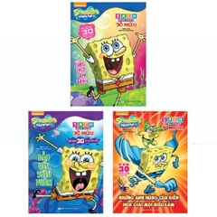 Spongebob Squarepants - Sách Thực Hành Tô Màu: Những Anh Hùng Của Biển Hóa Giải Mọi Hiểu Lầm