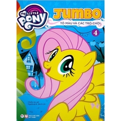 Combo 8 cuốn My Little Pony - Jumbo Tô Màu Và Các Trò Chơi 2025