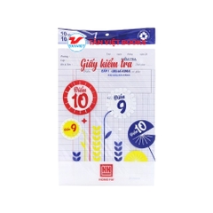 K5107_4964 Giấy kiểm tra cấp 1, 4 ô ly vuông (2.5x2.5mm)
