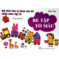 Bé Tập Tô Màu - Màu Tím