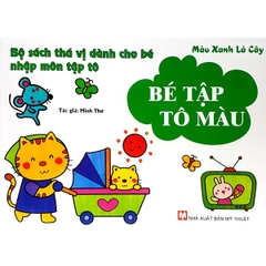 Bé Tập Tô Màu - Màu Xanh Lá Cây