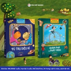 Combo 2 cuốn Bách Khoa Thư Qua Từng Trang Lật Mở: Vũ Trụ Diệu Kì + Khám Phá Và Phát Minh