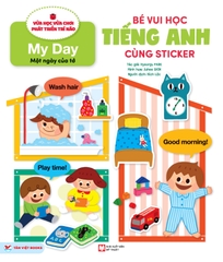 Combo 5 quyển Bé vui học Tiếng Anh cùng Sticker