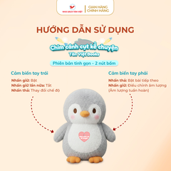 Chim Cánh Cụt Kể Chuyện - Phiên Bản Tinh Gọn - 2 Nút Bấm - size 25cm