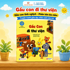 Combo 5 cuốn: Gấu con tinh nghịch - Phiên bản bìa mềm - Truyện tranh giáo dục nhân cách cho trẻ