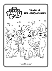 My Little Pony: Tô Màu Và Trải Nghiệm Vui Chơi