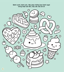 Sách Tô Màu Trà Sữa Boba: Trà Sữa Trân Châu Xinh Yêu - Phát Triển Đa Giác Quan