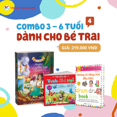 Combo: Dành Cho Bé Trai Từ 3 -6 Tuổi