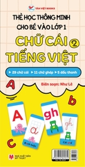 Thẻ Học Thông Minh Cho Bé Vào Lớp 1: Chữ Cái Tiếng Việt 2