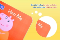 Combo 4 hộp sách Peppa Pig - Thư viện mini cho bé từ 2 tuổi - Giúp bé nhanh biết nói, biết đọc