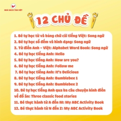 Bút chấm đọc - Học tiếng Anh Tân Việt (Trọn bộ 1 Bút + 12 cuốn sách)