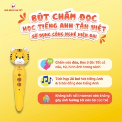 Bút chấm đọc - Học tiếng Anh Tân Việt (Trọn bộ 1 Bút + 12 cuốn sách)