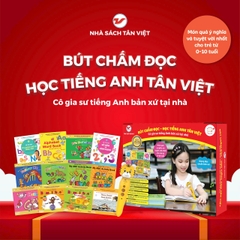 Bút chấm đọc - Học tiếng Anh Tân Việt (Trọn bộ 1 Bút + 12 cuốn sách)
