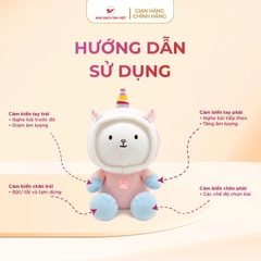 Kỳ Lân Màu Hồng Kể Chuyện Size 40cm