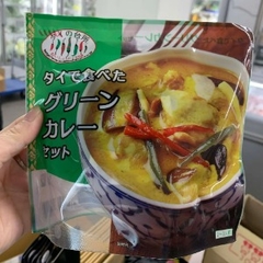 Set Curry (Cà ri ) Xanh Thái Lan - タイグリーンカレーセット -216g