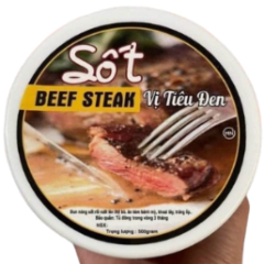 Sốt Beef Steak- Vị Tiêu Đen