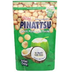 Oishi Pinatsu Snack Nhân Đậu Phộng Vị Nước Cốt Dừa - ココナッツ味ピーナッツスナック