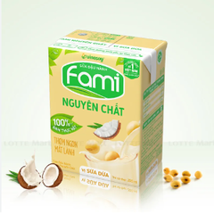 Sữa Đậu Nành Fami Hộp 200ml - Vị Sữa Dừa - ココナッツソイミルク