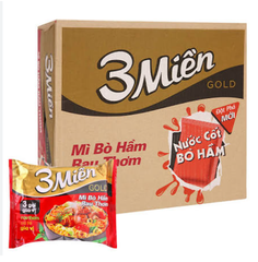 Mì 3 Miền Gold 75g