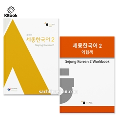 [BẢN MÀU ĐẸP] Combo (SGK+SBT) Giáo Trình Tiếng Hàn Sejong 2 - 세종 한국어 2