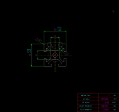 Nhôm định hình 2020 (dài 1 mét)